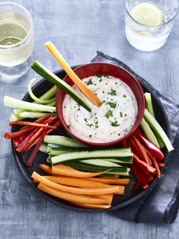 Groentedip gezonde tussendoortjes Groentedip gezonde tussendoortjes