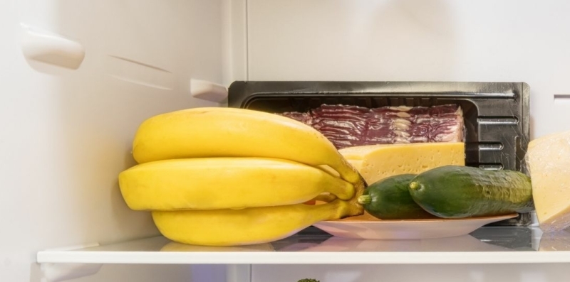 Banaan in koelkast its size and type