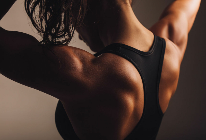 Rug training upper back muscle mass workout 1