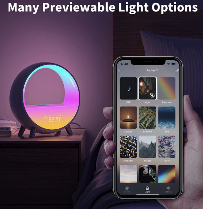 Wekker met licht Wekker met licht