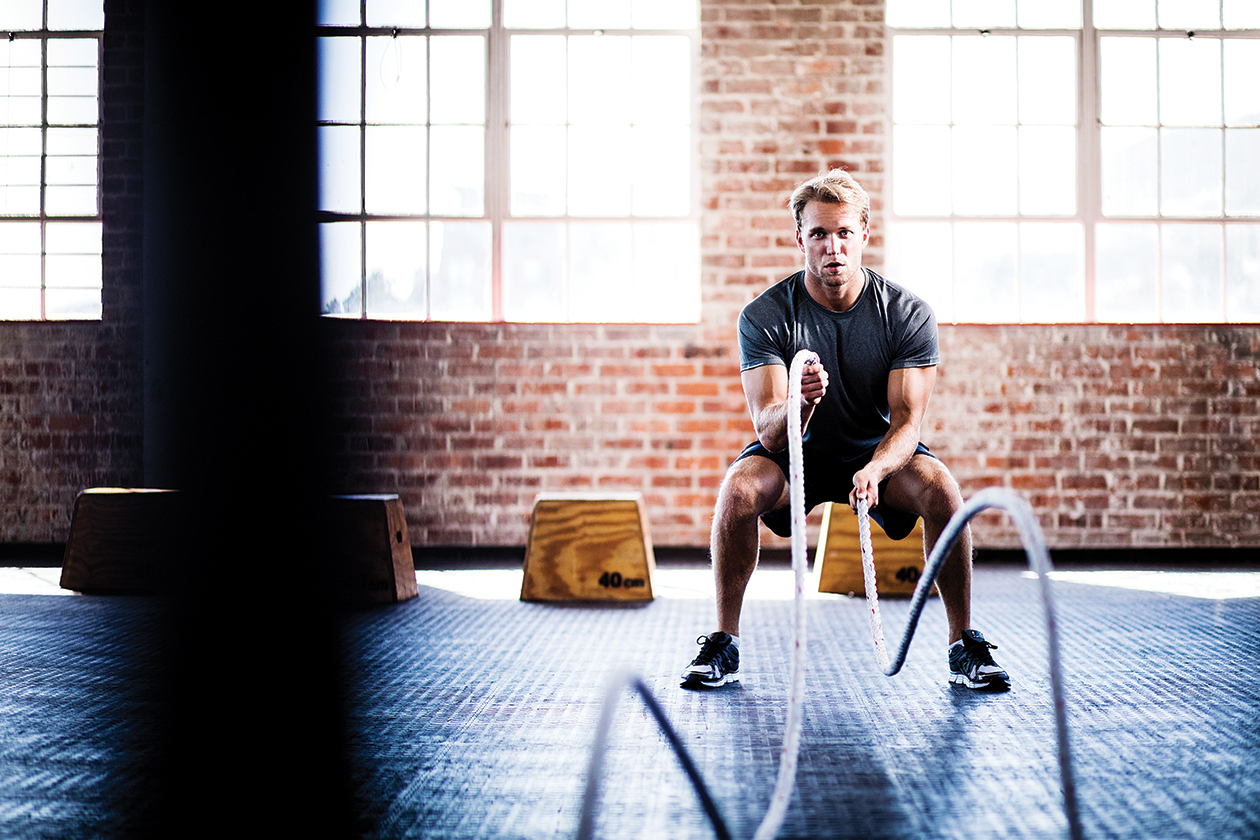 De beste cardio-oefeningen voor gewichtsverlies 2 battle rope